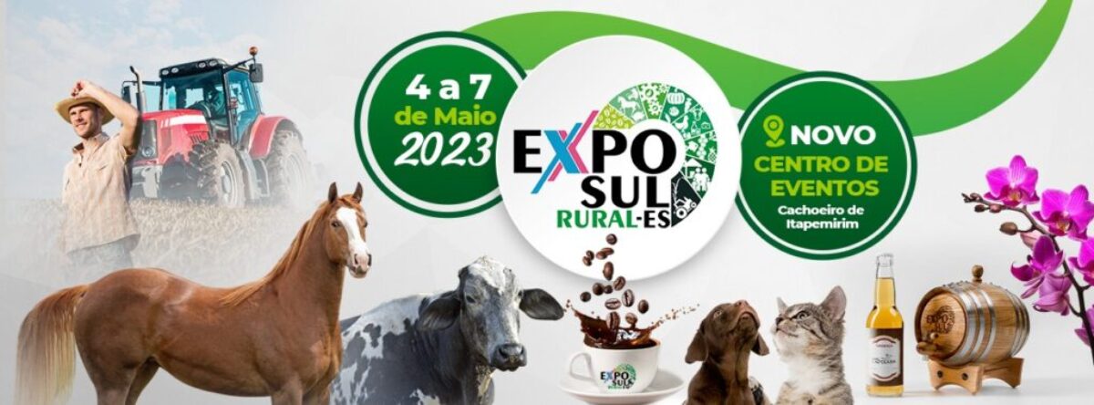 ExpoSul Rural 2023 - 4 a 7 de maio, Cachoeiro de Itapemirim ES