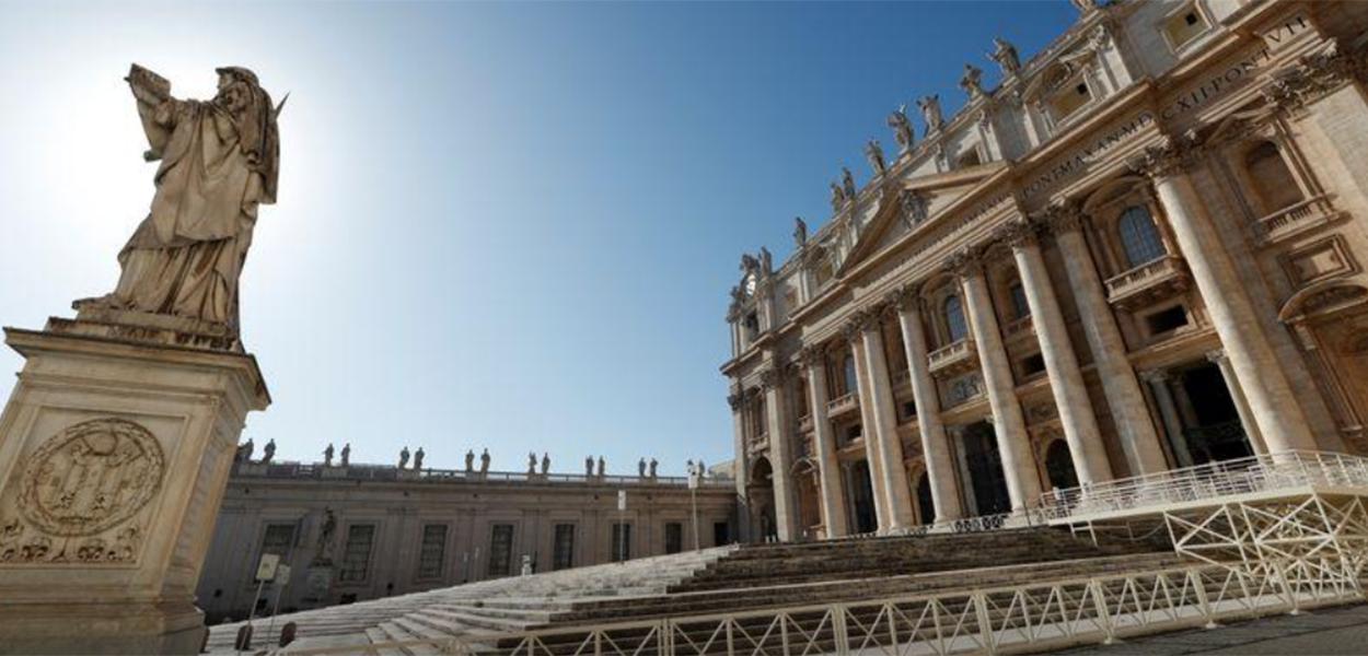 Praça São Pedro, no Vaticano