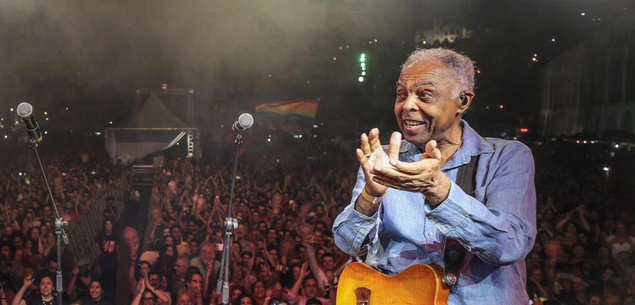 Cantor e compositor Gilberto Gil