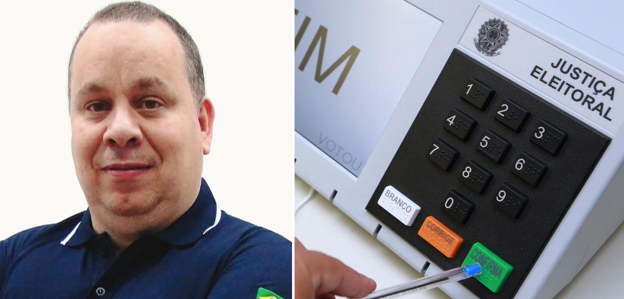 www.brasil247.com - Coronel Ricardo Sant´ana e urna eletrônica