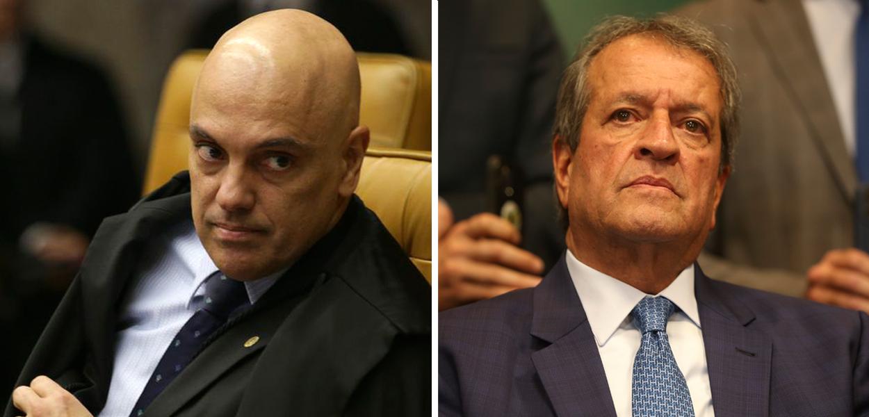 www.brasil247.com - Alexandre de Moraes (à esq.) e Valdemar Costa Neto