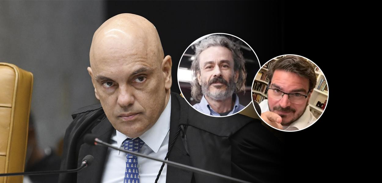 www.brasil247.com - Alexandre de Moraes, Guilherme Fiuza e Rodrigo Constantino