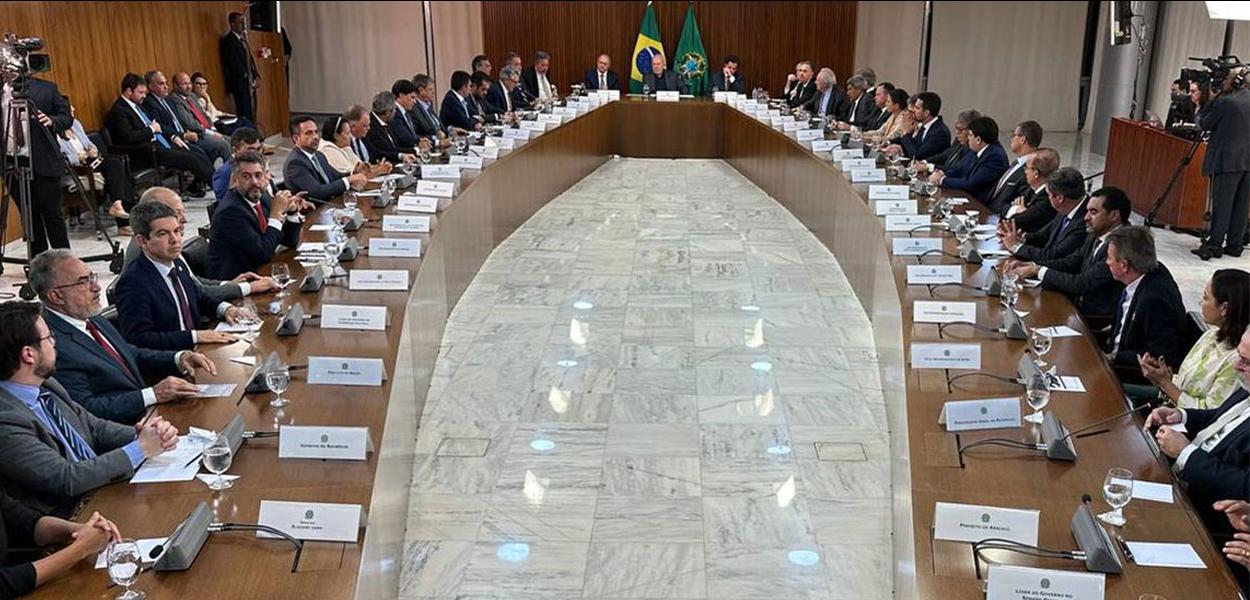 www.brasil247.com - Presidente Lula se reúne com governadores de todos os estados do País