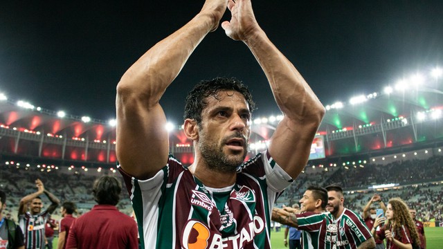 Fred comemora primeiro título pelo Fluminense no Maracanã