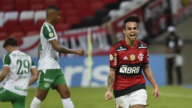 Michael comemora gol do Flamengo contra Chapecoense