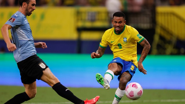 Gabriel Jesus finalizou três vezes, teve grandes chances, mas não quebrou o jejum de dois anos sem gol pela Seleção