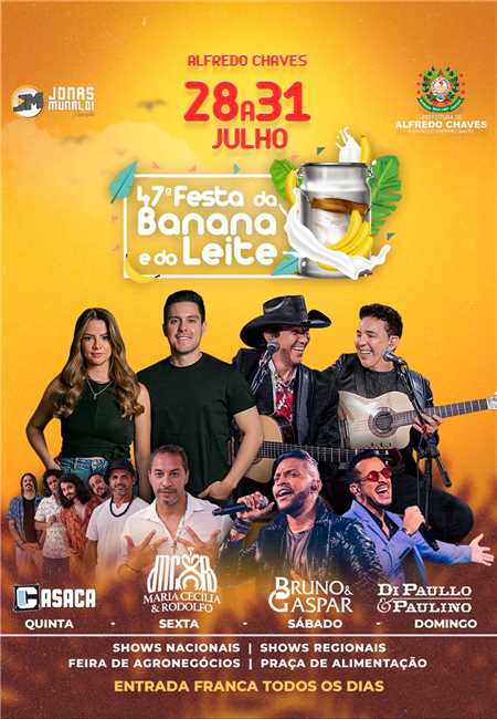 festa da banana e do leite