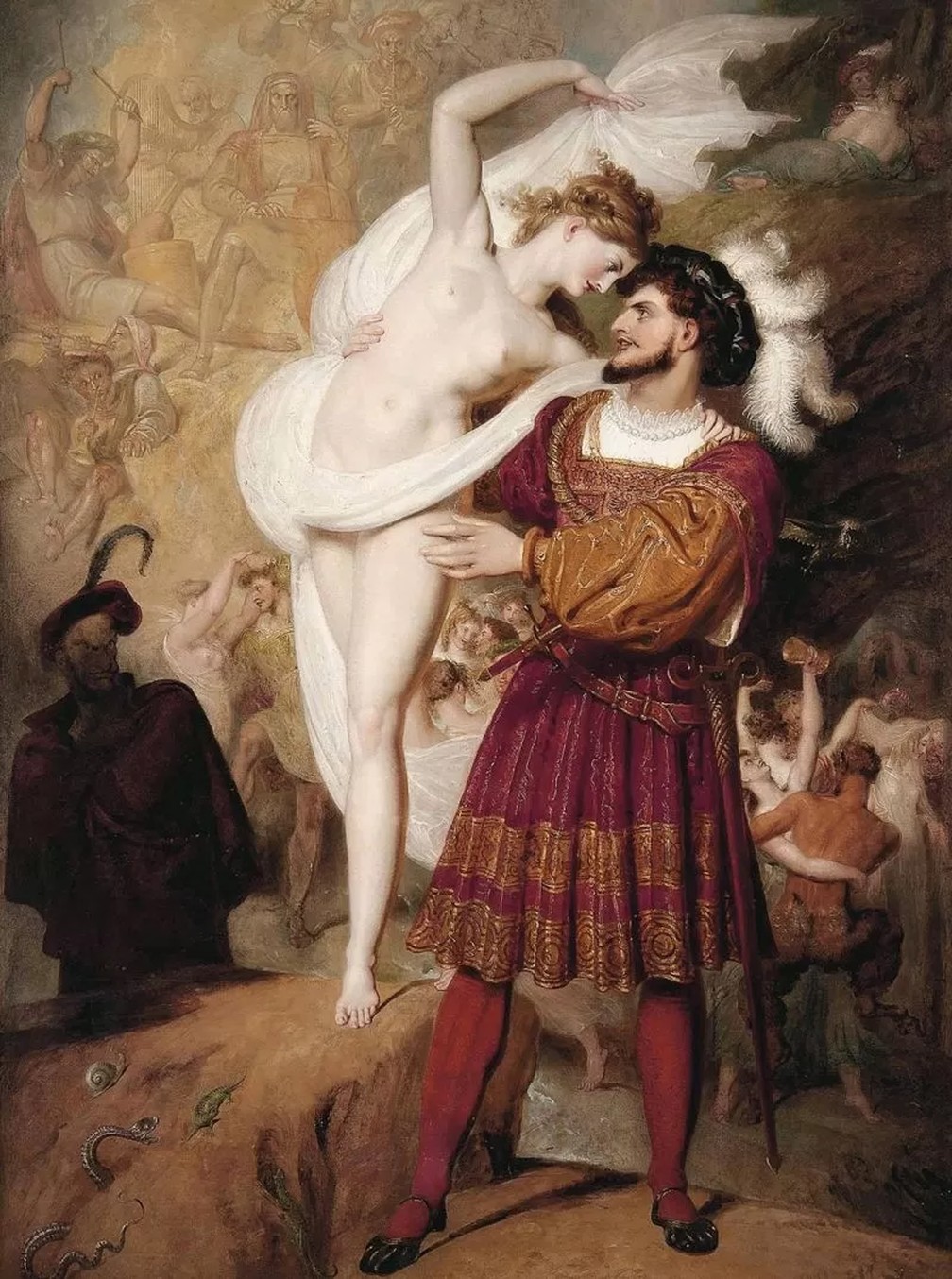 Fausto e Lilith, por Richard Westall, 1831 - Foto: GETTY IMAGES