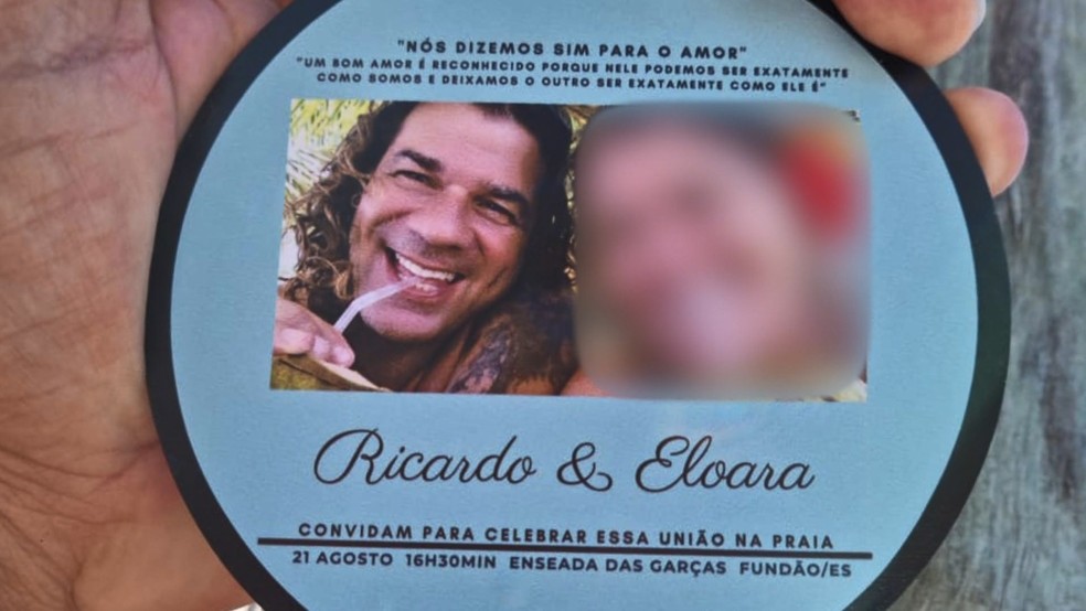 Ricardo Marcos Pinto Coelho Barcelos foi assassinado em Fundão neste sábado (21), horas antes de seu casamento - Foto: Reprodução/TV Gazeta