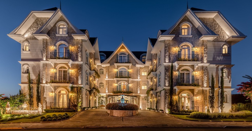 Fachada do Hotel Colline de France, em Gramado, é inspirada na arquitetura de hotéis da França - Foto: Felipe Valduga/Divulgação