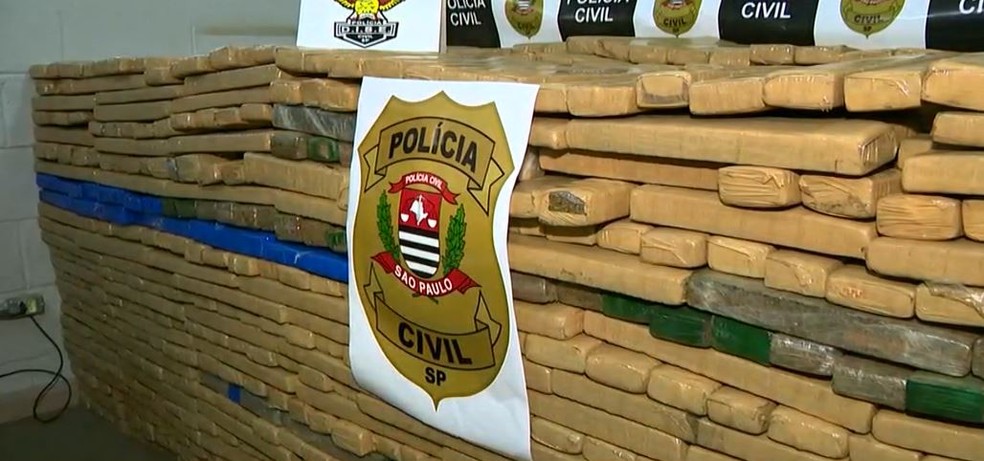 Dise apreendeu 1,1 tonelada de maconha em caminhão em Hortolândia - Foto: Reprodução/EPTV