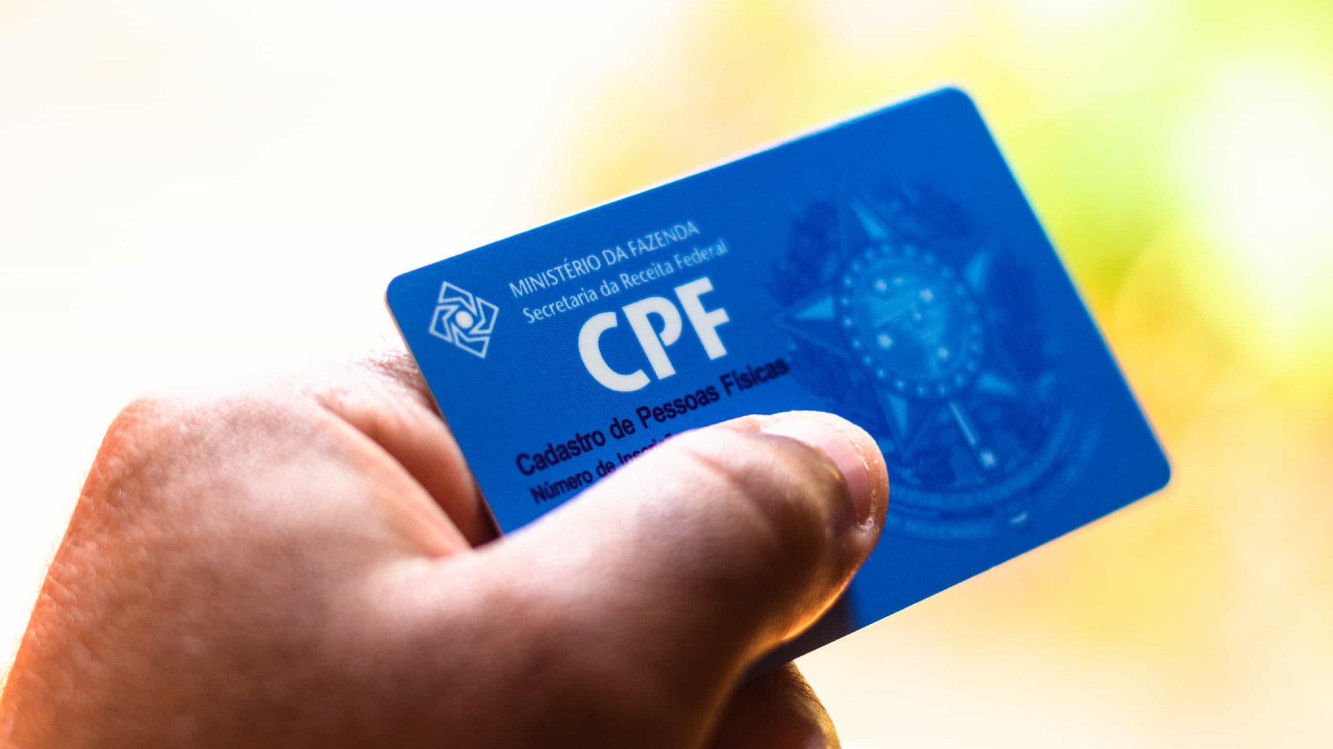 CPF passa a ser número único de identificação, define nova lei