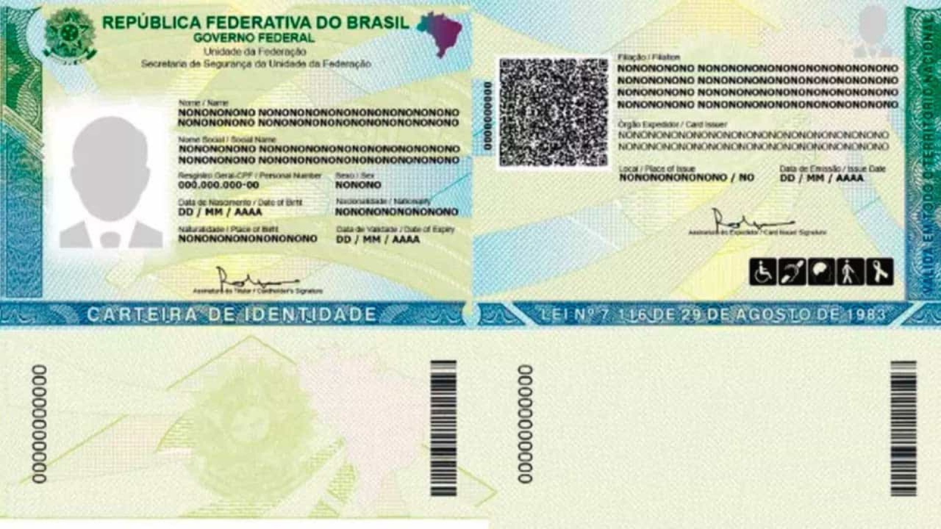 Nova Carteira de Identidade começa a ser emitida na próxima semana