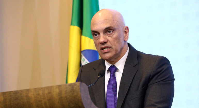 O ministro Alexandre de Moraes, presidente do TSE