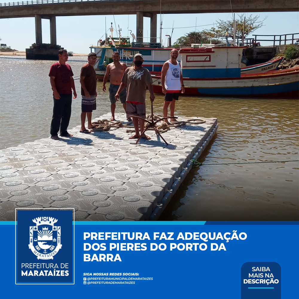 Prefeitura faz adequação dos píeres do Porto da Barra