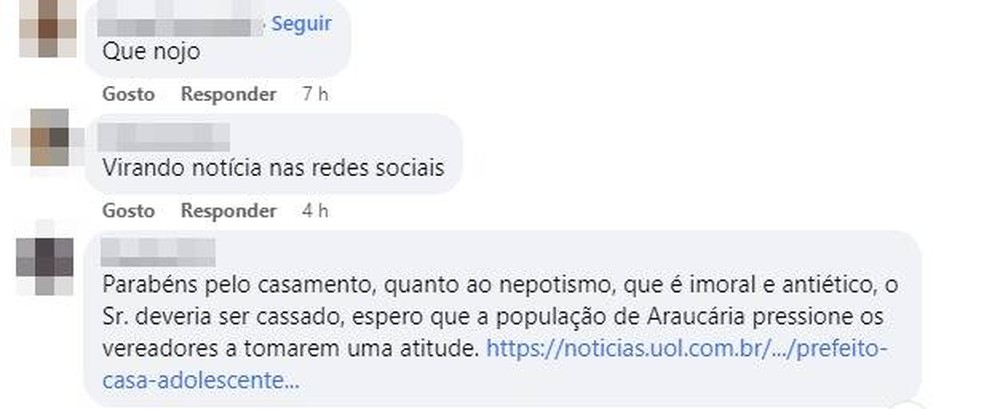 Prefeito de Araucária, Hissam Hussein Dehaini, recebe críticas por casar com adolescente de 16 anos e dar cargo para a sogra  - Foto: Reprodução