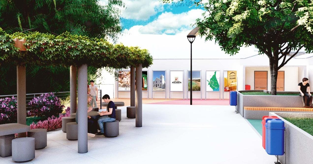Projeto de praça para o município.