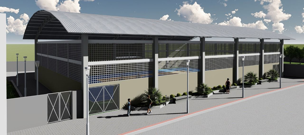 Quadra próxima a Praça São Pedro.