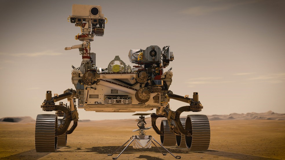 O Perseverance, o novo robô que a Nasa enviou a Marte  - Foto: Nasa