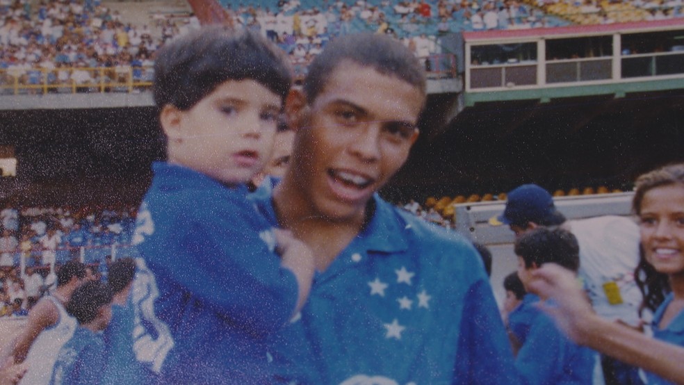 Ronaldo nos tempos em que vestia a camisa do Cruzeiro, aos 16 anos - Foto: Arquivo/Cruzeiro