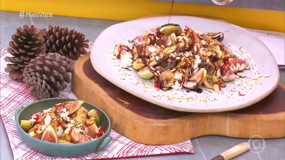 Salada de Batata Doce e Figo - Foto: TV Globo