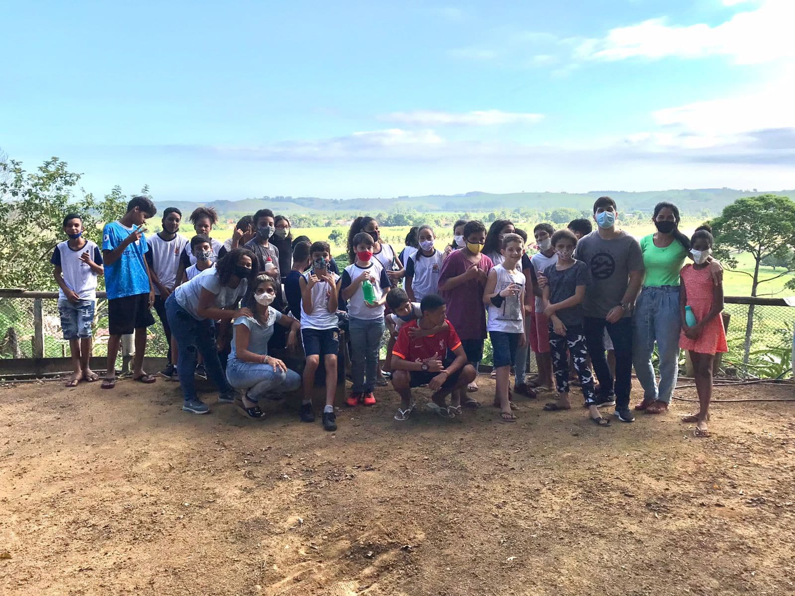 As atividades vão além do inteior da escola. Alunos da escola de Jabaquara realizam visitas técnicas.